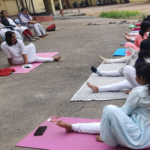 it’s a light which once lit, will never dim…
Celebrating International Yoga Day at Kantilal khinwasara B. Ed. College, Thergaon, pune with the presence of Principal Dr. Nirmala Tapkeer, all the teaching faculty and student-teachres Yoga is a journey from being at unrest with yourself to a calm mind, body and soul. All you have to do is take out time for it…. it’s a light which once lit, will never dim…
